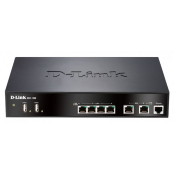 Роутер D-Link DSR-1000 10/100/1000BASE-TX черный