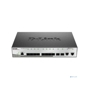 D-Link DGS-1210-12TS/ME/B1A Управляемый L2 коммутатор с 10 портами 1000Base-X SFP и 2 портами 10/100/1000Base-T