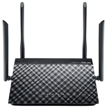 Сетевое оборудование ASUS RT-AC1200G+ Dual-band Gigabit Router (RTL) (4UTP 10 / 100 / 1000Mbps, 1WAN, 802.11a / b / g / n / ac, USB, 4x5dBi)