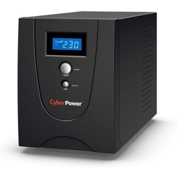 ИБП CyberPower VALUE 1200EI, Line-Interactive, 1200VA/720W, USB&Serial, RJ11/RJ45, 6 IEC-320 С13 розеток, Black, 0.22х0.44х0.27м., 12.8кг. UPS Line-Interactive CyberPower VALUE1200EILCD 1200VA/720W USB/RS-232/RJ11/45 (6 IEC С13)