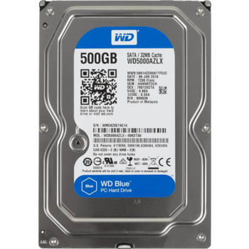 Жесткий диск WD SATA-III 500Gb WD5000AZLX Blue (7200rpm) 32Mb 3.5"