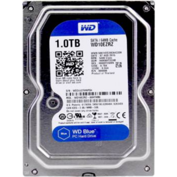 Жесткий диск WD SATA-III 1Tb WD10EZRZ Blue (5400rpm) 64Mb 3.5"