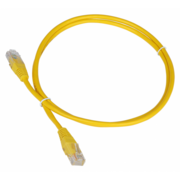 Патч-корд Lanmaster UTP TWT-45-45-5.0-YL вилка RJ-45-вилка RJ-45 кат.5е 5м желтый ПВХ (уп.:1шт)