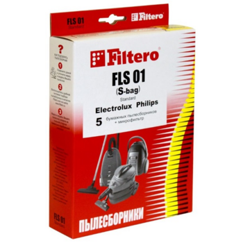 Пылесборники Filtero FLS 01 (S-bag) Standard двухслойные (5пылесбор.) (1фильт.)