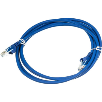 Кабель Патч-корд Lanmaster UTP LAN-PC45/U5E-2.0-BL вилка RJ-45-вилка RJ-45 кат.5е 2м синий LSZH (уп.:1шт)