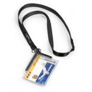Держатель для пропуска Durable 8207-58 CARD HOLDER DELUXE 54х85мм серый (упак.:10шт)