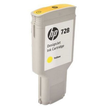 Картридж струйный HP 728 F9K15A желтый (300мл) для HP DJ T730/T830
