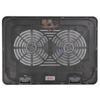 BURO Подставка для ноутбука 15.6"355x255x30mm 2xUSB 2x 140mmFAN 657г металлическая сетка/пластик черный (BU-LCP156-B214H)