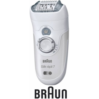 Эпилятор Braun 7561 скор.:2 насад.:6 от аккум. белый