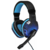 Наушники с микрофоном Оклик HS-L400G ZEUS черный/синий 1.8м мониторные оголовье (359480)