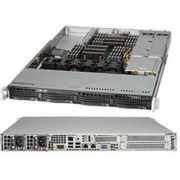 Серверная платорфма Supermicro SERVER SYS-6018R-WTRT (X10DRW-iT, 815TQ-R706WB) (LGA2011-R3 DUAL,C612,SVGA,SATA RAID,4x3.5" HotSwap,2x10 Gb X540T LAN,16xDDR4 DIMM ECC REG, 2x PCI-E 3.0 x16, 1U,rackmount,750W redundant,WIO)