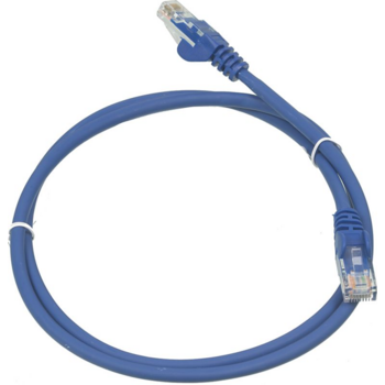 Патч-корд Lanmaster LAN-PC45/U5E-1.0-BL UTP вилка RJ-45-вилка RJ-45 кат.5е 1м синий LSZH (уп.:1шт)