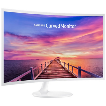 Монитор Samsung 31.5" C32F391FWI белый VA LED 4ms 16:9 HDMI глянцевая 250cd 178гр/178гр 1920x1080 DisplayPort FHD 6.2кг