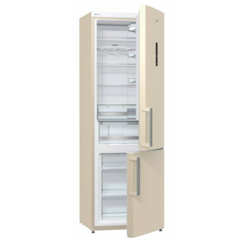 Холодильник Gorenje NRK6201MC-0 бежевый/серебристый (двухкамерный)