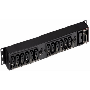 Блок распределения питания Eaton Flex Rack PDU EFLX12I, 1U, 16A, вход IEC320 C20, выход 12 розеток IEC320 С13 и 1 розетка UEC320 C19, 3.84 kW, ШхГхВ 483х80х44мм., вес 1.6 кг., гарантия 2 года The block of distribution of food Eaton Flex Rack PDU EFLX12I,