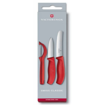 Набор ножей кухон. Victorinox 6.7111.31 красный карт.коробка