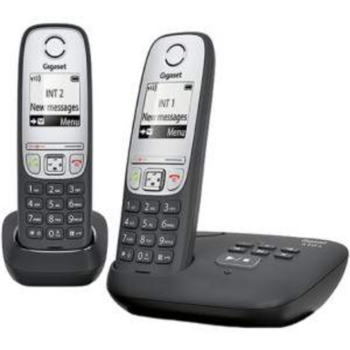 Р/Телефон Dect Gigaset A415A DUO RUS черный (труб. в компл.:2шт) автооветчик АОН