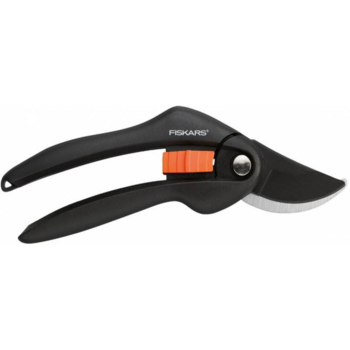 Секатор плоскостной Fiskars SingleStep P26 черный/оранжевый (1000567)