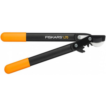 Сучкорез плоскостной Fiskars PowerGear L70 малый черный/оранжевый (1002104)