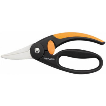 Ножницы универсальные Fiskars P45 черный/оранжевый (1001533)