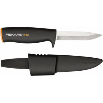 Нож садовый Fiskars K40 большой черный/оранжевый (1001622)