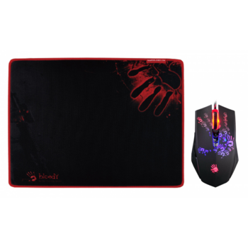 Мышь A4 Bloody A6081 черный/Tattoo оптическая (4000dpi) USB2.0 игровая (8but)