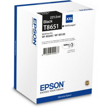 EPSON C13T865140 XXL Картридж сверх повышенной ёмкости для WF-M5190DW, WF-M5690DWF (чёрный) (bus)
