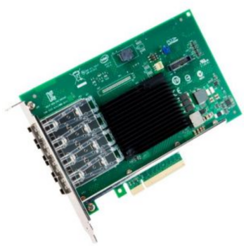 Сетевая карта Intel® Ethernet Converged Network Adapter X710-DA4, Quad SFP+ Ports, 10 GBit/s, PCI-E x8 (v3), VMDq, PCI-SIG* SR-IOV Capable, iSCSI, FCoE, NFS