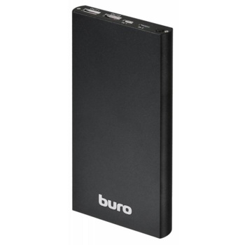 Мобильный аккумулятор Buro RA-12000-AL-BK 12000mAh 2.1A 2xUSB черный