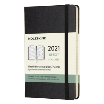 Еженедельник Moleskine CLASSIC WKLY Pocket 90x140мм 144стр. черный