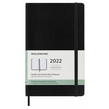 Еженедельник Moleskine CLASSIC WKLY Large 130х210мм 144стр. черный