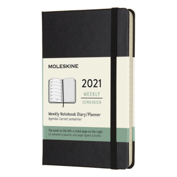 Еженедельник Moleskine CLASSIC WKNT Pocket 90x140мм 144стр. черный