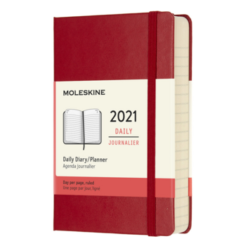 Ежедневник Moleskine CLASSIC Pocket 90x140мм 400стр. красный