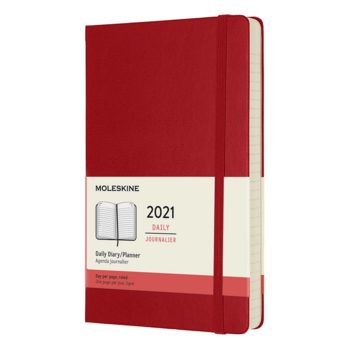 Ежедневник Moleskine CLASSIC Large 130х210мм 400стр. красный