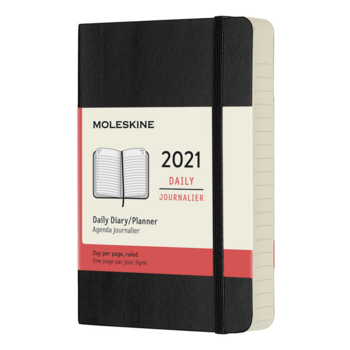 Ежедневник Moleskine CLASSIC SOFT Pocket 90x140мм 400стр. мягкая обложка черный