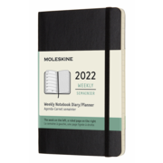 Еженедельник Moleskine CLASSIC SOFT WKNT Pocket 90x140мм 144стр. мягкая обложка черный