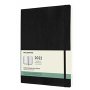 Еженедельник Moleskine CLASSIC SOFT WKNT XL 190х250мм 144стр. мягкая обложка черный