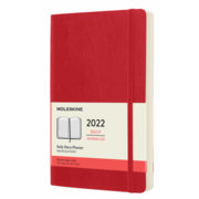 Ежедневник Moleskine CLASSIC SOFT Large 130х210мм 400стр. мягкая обложка красный