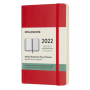 Еженедельник Moleskine CLASSIC SOFT WKNT Pocket 90x140мм 144стр. мягкая обложка красный