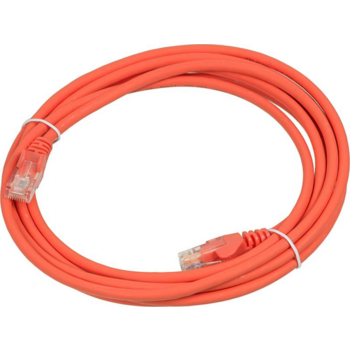 Кабель Патч-корд Lanmaster UTP LAN-PC45/U5E-3.0-OR вилка RJ-45-вилка RJ-45 кат.5е 3м оранжевый LSZH (уп.:1шт)