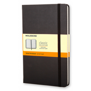 Блокнот Moleskine CLASSIC MM710 Pocket 90x140мм 192стр. линейка твердая обложка черный