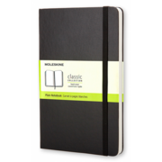 Блокнот Moleskine CLASSIC QP062 Large 130х210мм 240стр. нелинованный твердая обложка черный