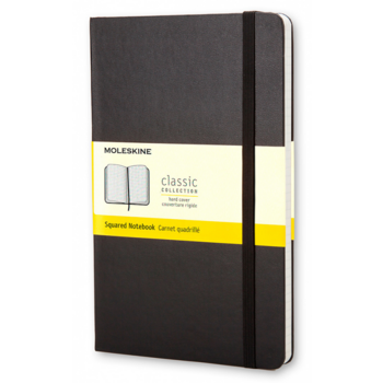 Блокнот Moleskine CLASSIC QP061 Large 130х210мм 240стр. клетка твердая обложка черный