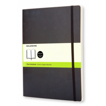 Блокнот Moleskine CLASSIC SOFT QP623 XLarge 190х250мм 192стр. нелинованный мягкая обложка черный