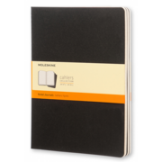 Блокнот Moleskine CAHIER JOURNAL QP321 XLarge 190х250мм обложка картон 120стр. линейка черный (3шт)