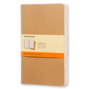 Блокнот Moleskine CAHIER JOURNAL QP416 Large 130х210мм обложка картон 80стр. линейка бежевый (3шт)