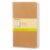 Блокнот Moleskine CAHIER JOURNAL QP418 Large 130х210мм обложка картон 80стр. нелинованный бежевый (3шт)