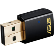 ASUS USB-AC51 двухдиапазонный 2.4/5ГГц, AC600, 802.11ac, 433/150Мбит/с, компактный размер