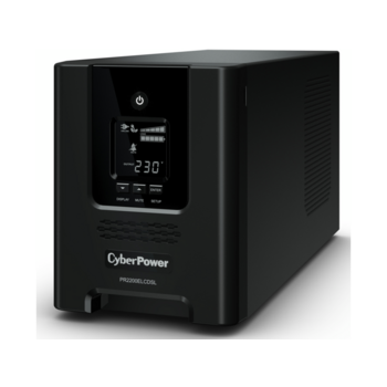 CyberPower PR2200ELCDSL ИБП {Line-Interactive, Tower, 2200VA/1980W USB/RS-232/EPO/SNMPslot (8 IEC С13, 1 IEC C19), 12В/9 Ач х 4}