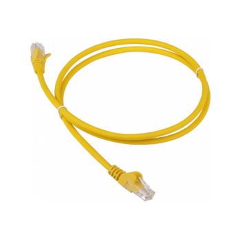 Патч-корд Lanmaster LAN-PC45/U5E-2.0-YL UTP вилка RJ-45-вилка RJ-45 кат.5е 2м желтый LSZH (уп.:1шт)